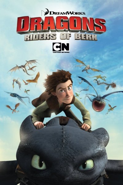 Постер сериала Драконы и всадники Олуха